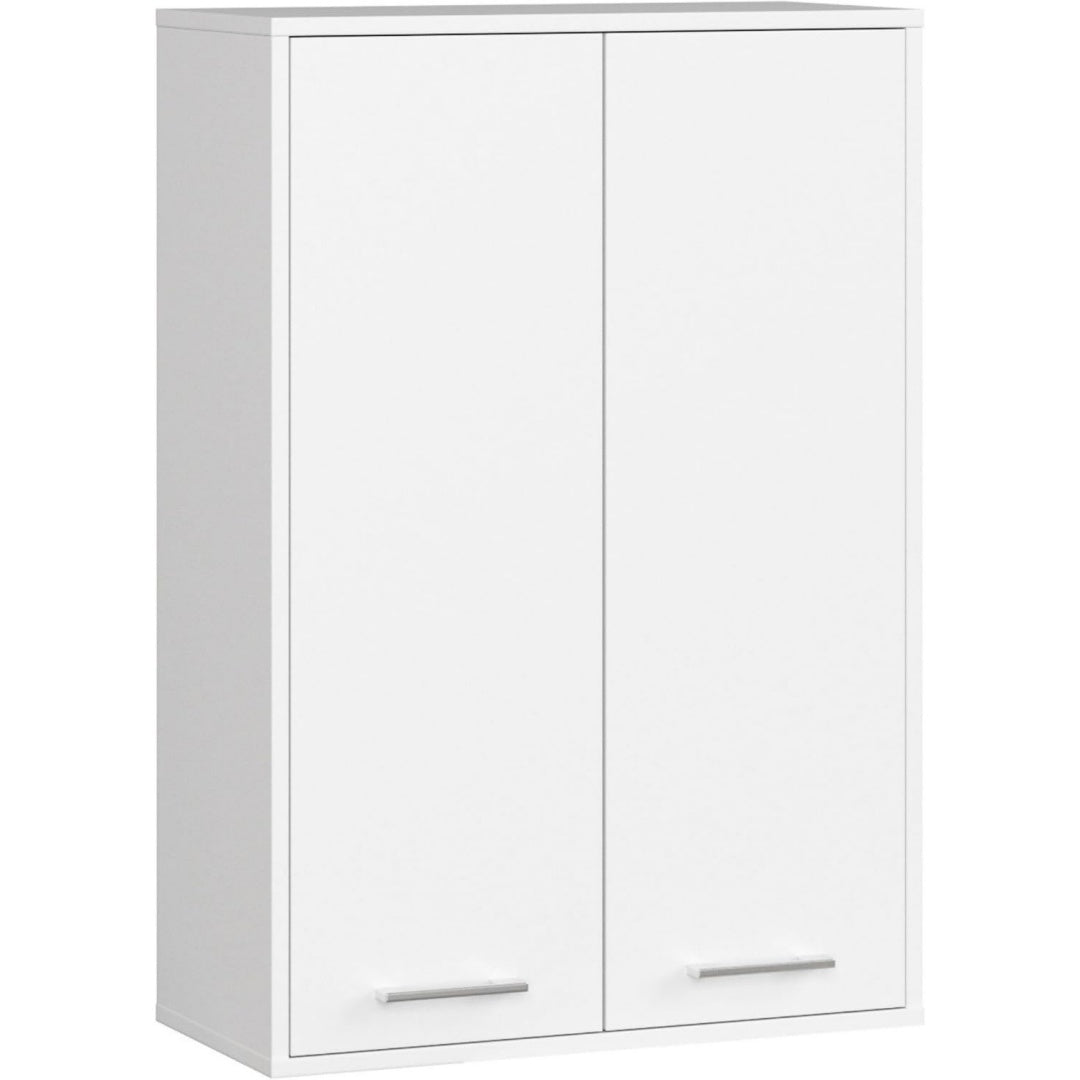 mobili a muro bianco per letto