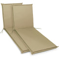 cuscini per sedie da giardino beige resistente con