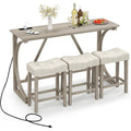 set bar legno per ufficio con cuscini