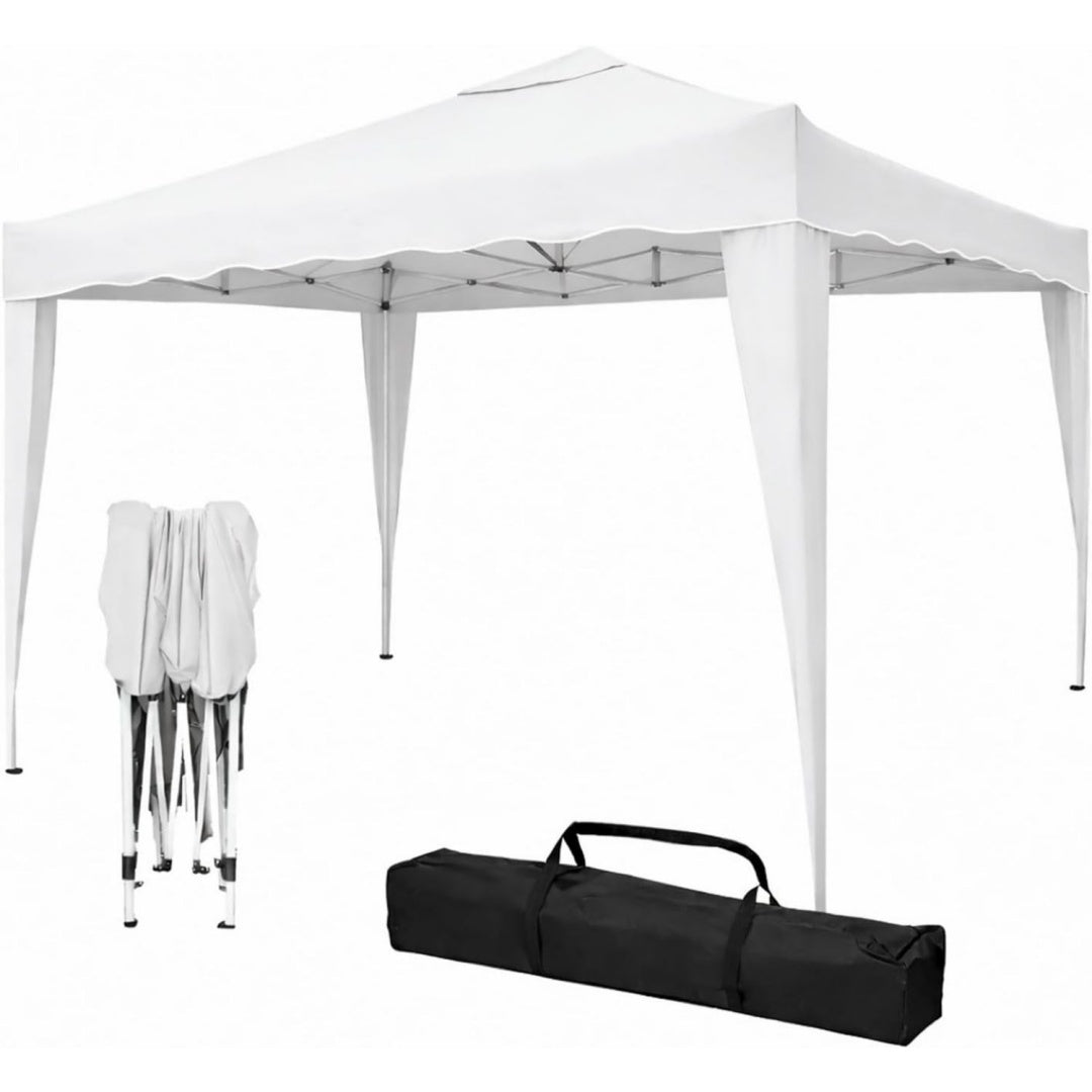 gazebo bianco resistente pieghevole 1