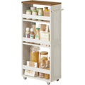 carrelli portaoggetti bianco con ruote 1