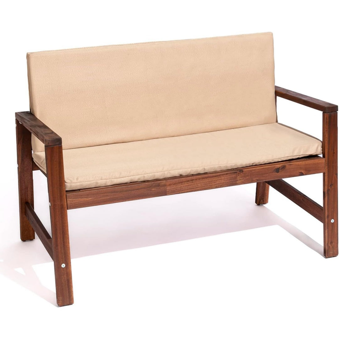 cuscini per panche beige imbottito resistente