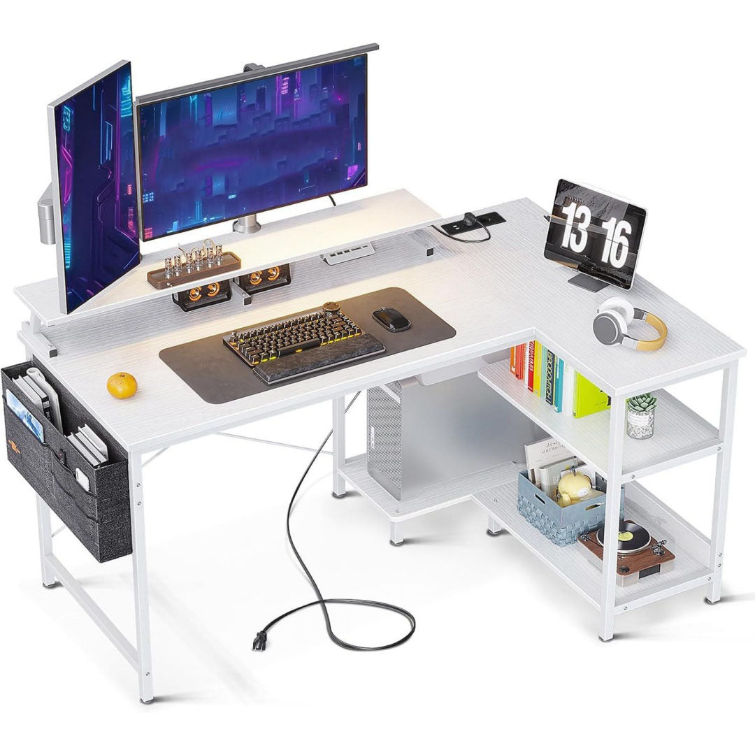 postazioni di lavoro per computer blu letto ufficio