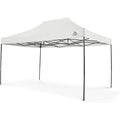 gazebo bianco da picnic con ruote